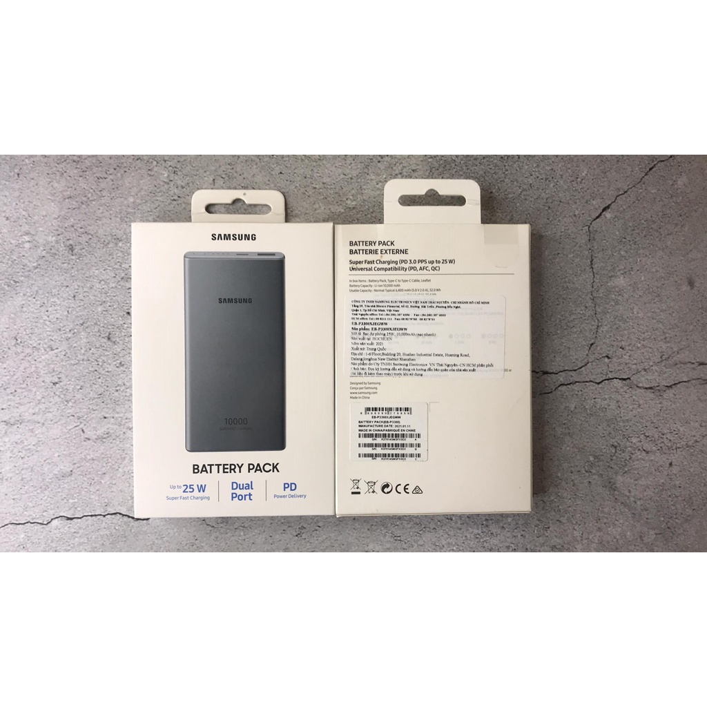 Pin sạc dự phòng SamSung EB-P3300X 10.000 MAH sạc nhanh 25W chính hãng