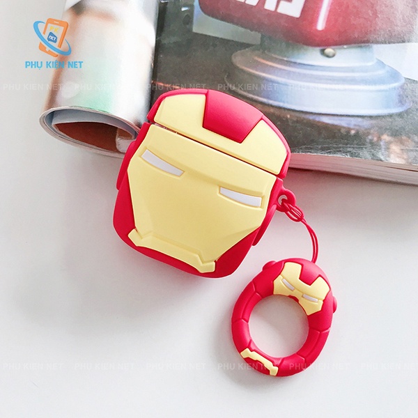 Case Vỏ Bao Airpod 2 Đựng Tai Nghe Ap hình các siêu anh hùng cực kun