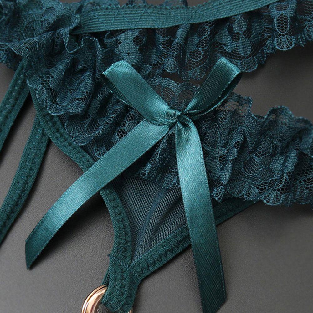 Quần Lót Ren Lọt Khe Màu Trơn Lưng Thấp Gợi Cảm Cho Nữ