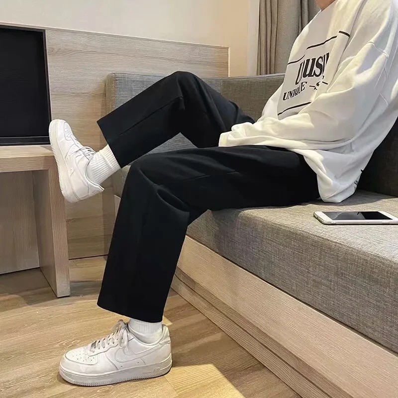Quần thể thao dáng dài ống rộng thời trang năng động 2021 size S-3Xl cho nam