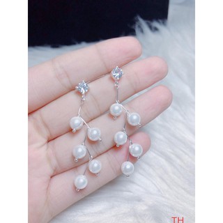 Bông tai bạc ta dạng nụ mã bt007259