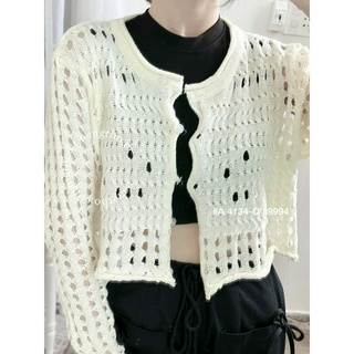Áo cardigan lưới crop (HÌNH THẬT ĐỘC QUYỀN nangtho.ct) 4134