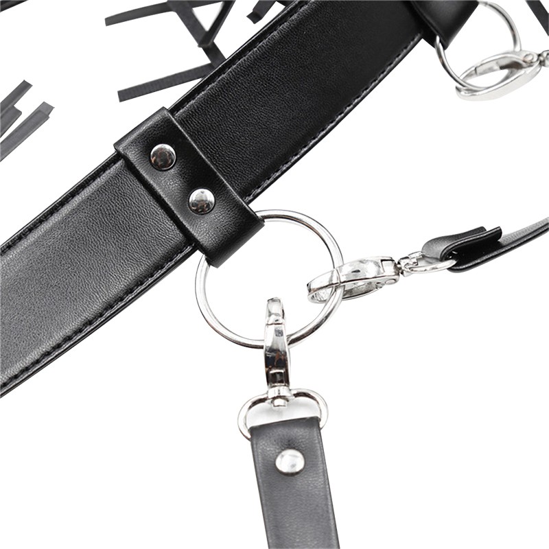 Thắt lưng da bu dễ điều chỉnh kích thước phối tua rua thời trang cho nữ