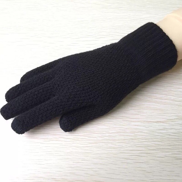 1 đôi găng tay len cảm ứng giữ ấm nam nữ