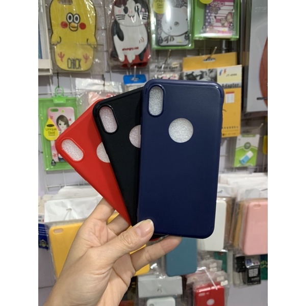 ốp iphone X,Xs,Xs max (đỏ,xanh,đen)