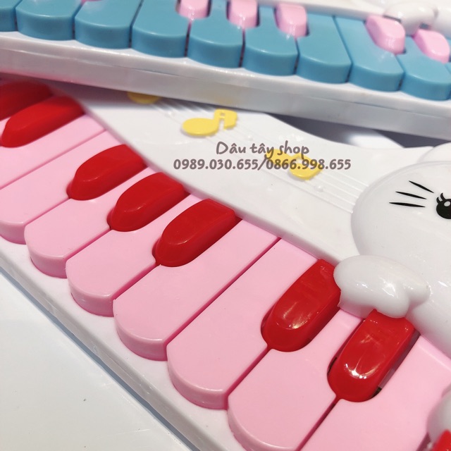 Đàn Ocgan hello kitty phát nhạc cho bé (ảnh&clip thật)