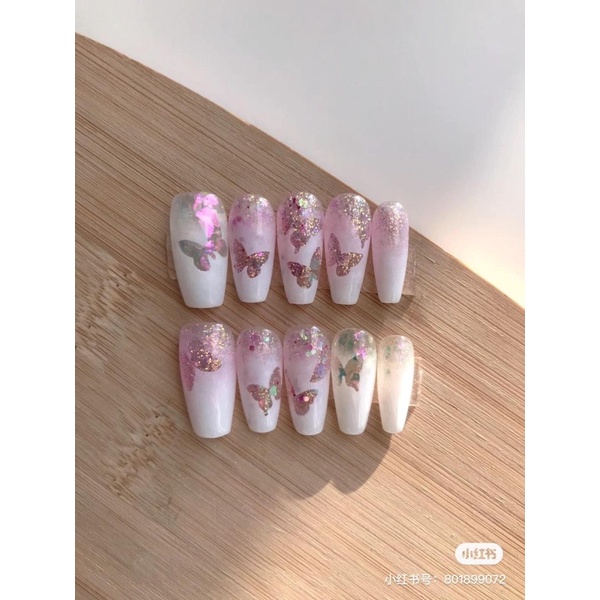 Sticker dán mờ làm móng hiệu ứng Ombre