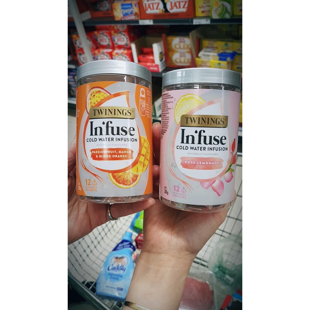 Trà giảm cân hoa quả TWININGS INFUSE - DETOX thanh lọc cơ thể nhanh chóng
