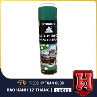 📛chai xịt vệ sinh nội thất ô tô - tẩy vết bẩn trên ghế da, sofa, nhựa nhám xe hơi - bọt tẩy rửa đa năng📛
