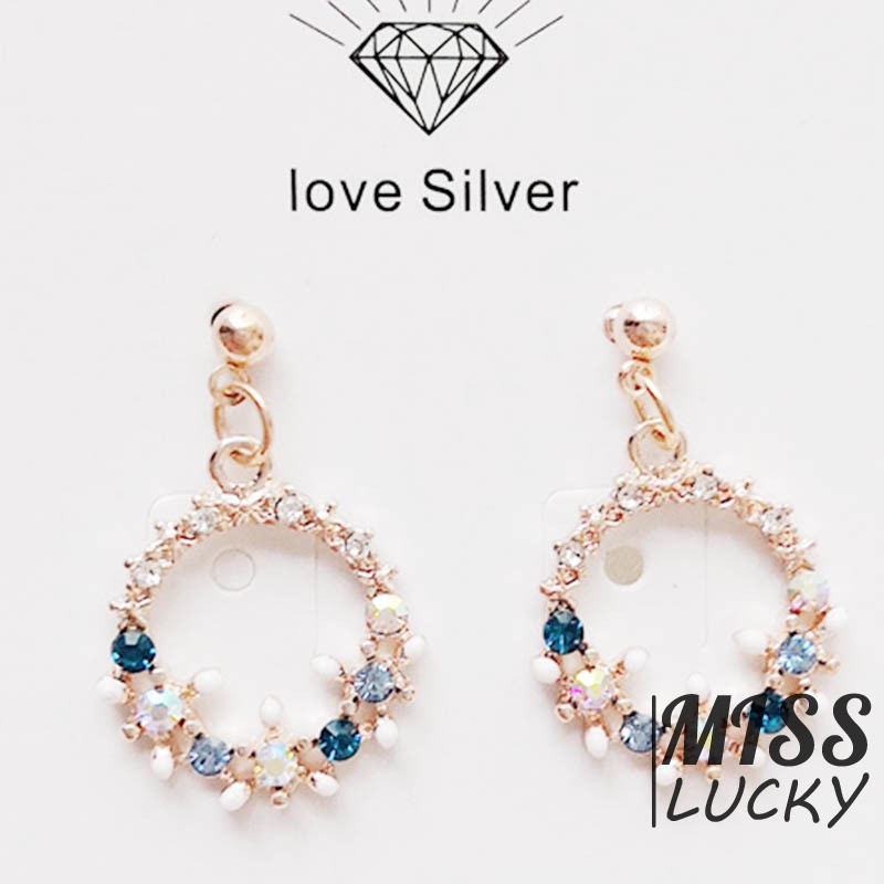 Khuyên tai kiểu dáng thời trang phong cách Hàn Quốc dành cho nữ