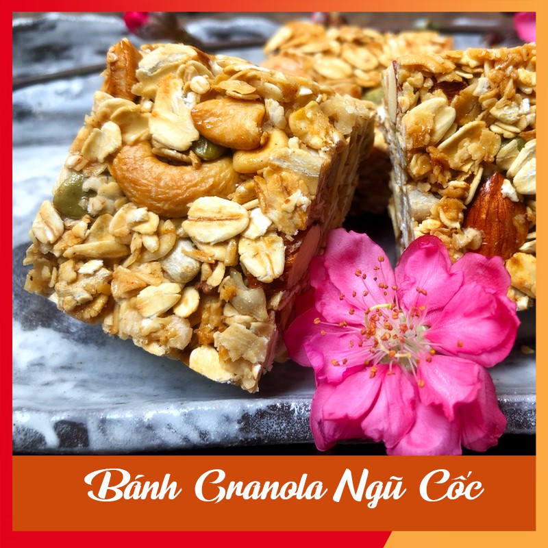 Bánh Ăn Kiêng 🍪 GIẢM CÂN 🍪 Granola Ngũ Cốc_ Yến mạch nguyên hạt nhiều chất xơ ăn no lâu, ăn kiêng thông thường | BigBuy360 - bigbuy360.vn
