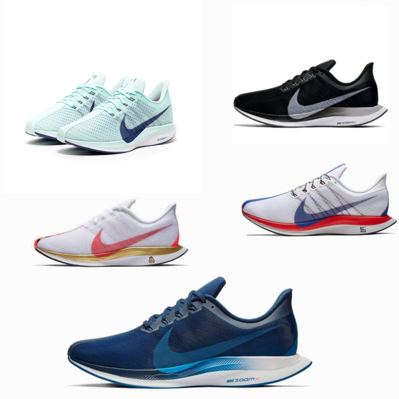 Giày Sneaker Chạy Bộ Nam Nữ Màu Trắng Đen MWNO Size 36-45 Turbo Pegasus 35