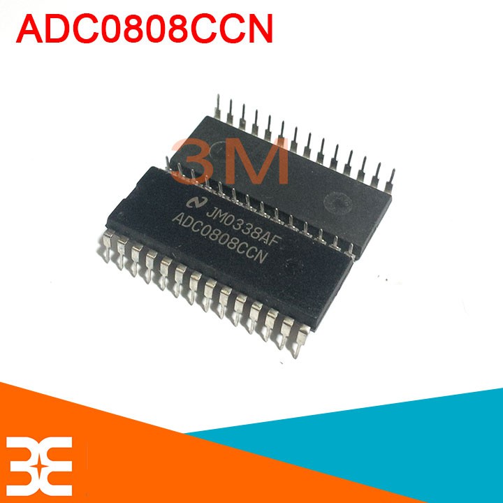 Sản Phẩm ADC0808CCN 8Bit DIP-28