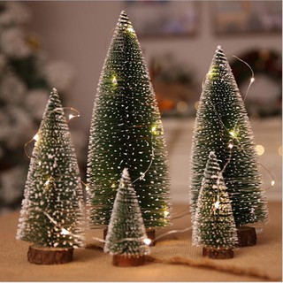 Cây thông tuyết trắng mini trang trí Noel, nhà cửa, cửa hàng, decor chụp ảnh