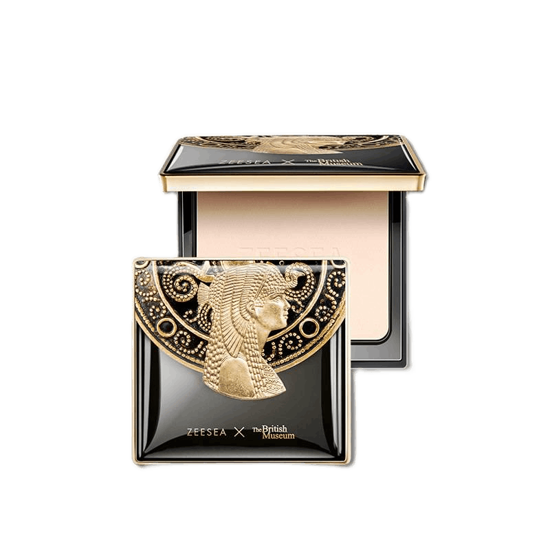 Phấn phủ trang điểm ZEESEA chống thấm nước kiềm dầu phong cách Anh Quốc bảo tàng cổ điển 8g