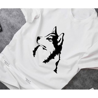 [Free ship] Áo thun cotton nam nữ Chó Husky 117 Hàng Cao Cấp siêu mát