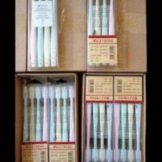 Set 4 bàn chải Muji lúa mạch than tre