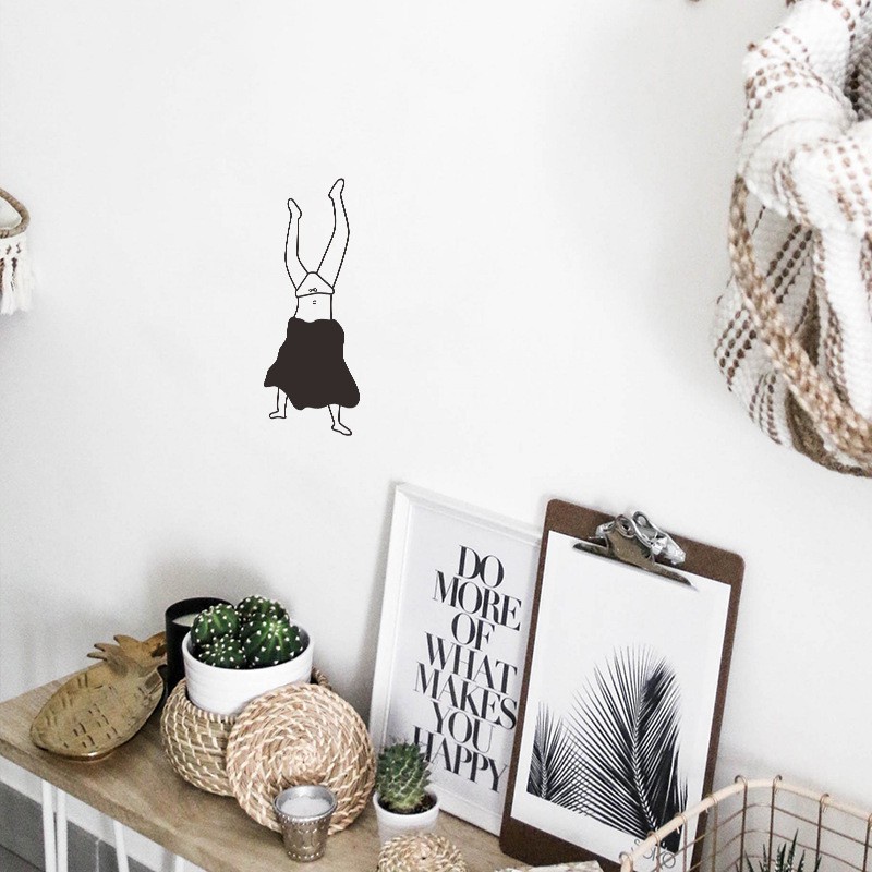 Nhãn dán tường ,sticker chống thấm nước dùng trang trí phòng ngủ, phòng khách