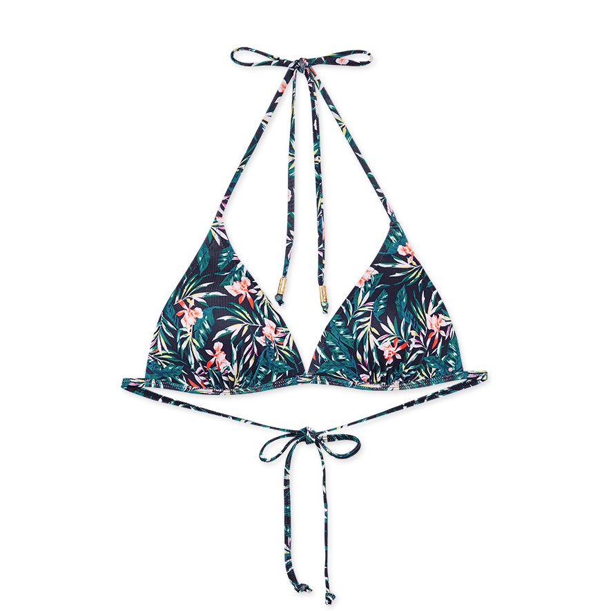 Áo bikini push up hoa lá thắt dây nữ Air Space - 19210013