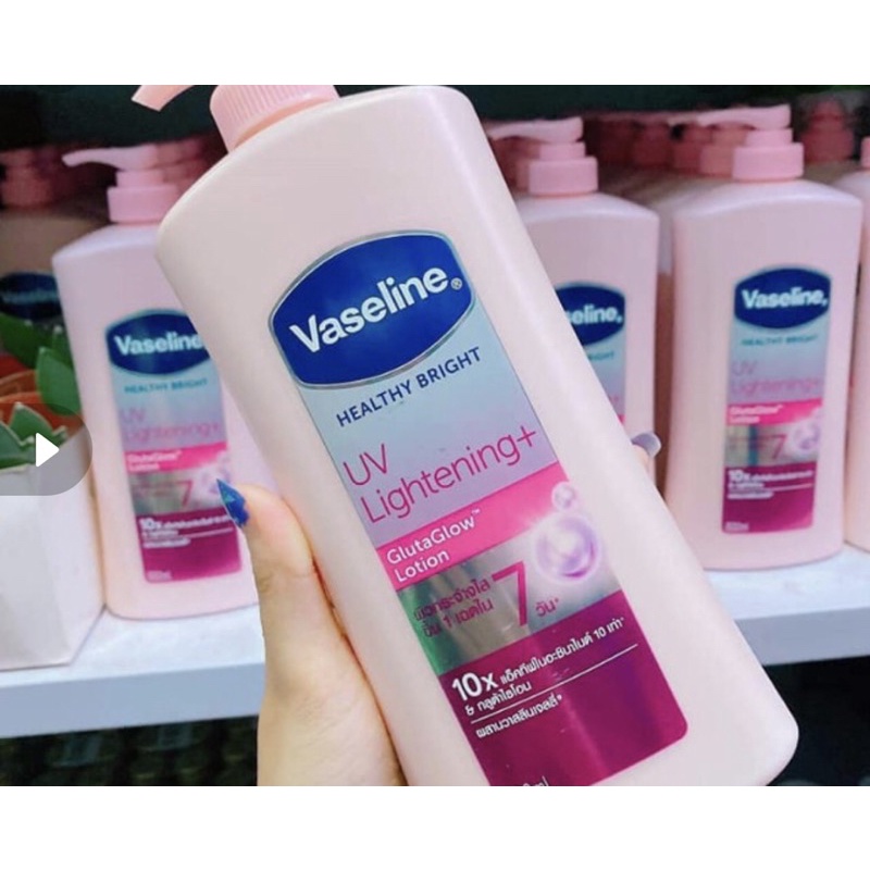 Mẫu mới) Dưỡng thể Vaseline Healthy Lightening 10X chống UV Thái Lan 400ml | BigBuy360 - bigbuy360.vn