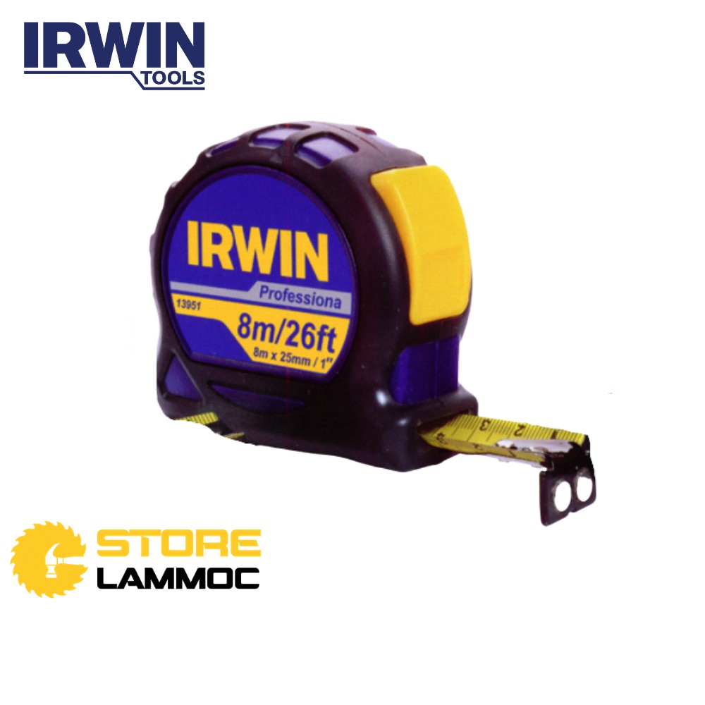 Thước cuộn thép có từ 8m IRWIN 13951