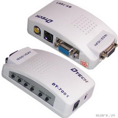 CHUYỂN VGA SANG AV DTECH 7001