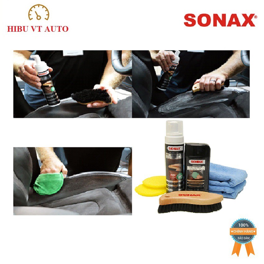 Chất tẩy làm sạch da Sonax Premium Class Leather Cleaner 250ml 281141