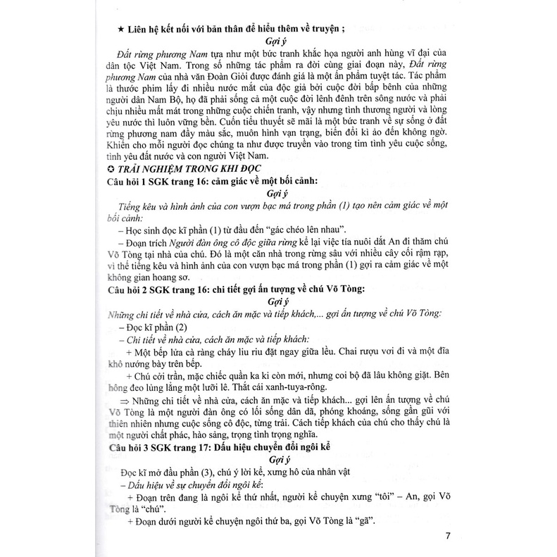 Sách - hướng dẫn học tốt ngữ văn 7 - tập 1 (bám sát sgk cánh diều) - HAB