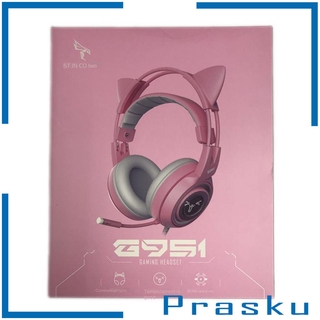 Tai Nghe Trùm Đầu Chơi Game Có Mic Hình Tai Mèo Cho Ps5 / Xbox One - 3.5mm