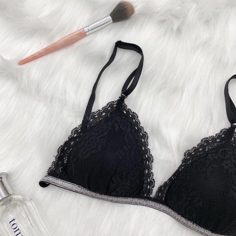 Orchid Black Bralette - Áo lót ren đen thoải mái sexy | BigBuy360 - bigbuy360.vn