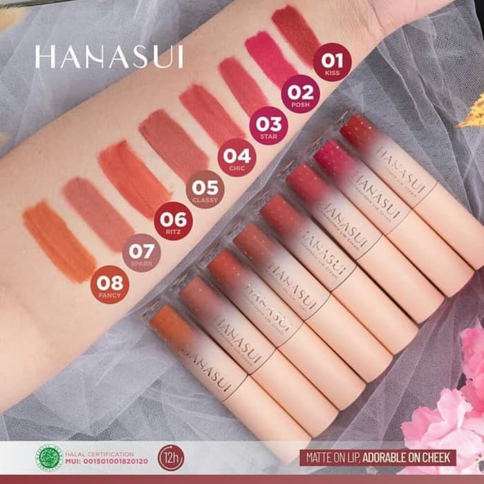 (hàng Mới Về) Son Kem Lì Lên Màu Chuẩn Đẹp Hanasui Mate | BigBuy360 - bigbuy360.vn
