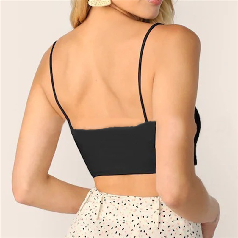 Áo Hai Dây Ôm Sát Thời Trang Mùa Hè Quyến Rũ Cho Nữ