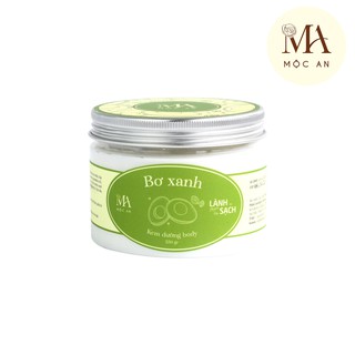Kem Dưỡng Body Bơ Xanh Cấp Ẩm, Dưỡng sáng mịn da Mộc An - 250gr