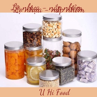 Lọ nhựa nắp nhôm - 500ml,900ml, 1000ml