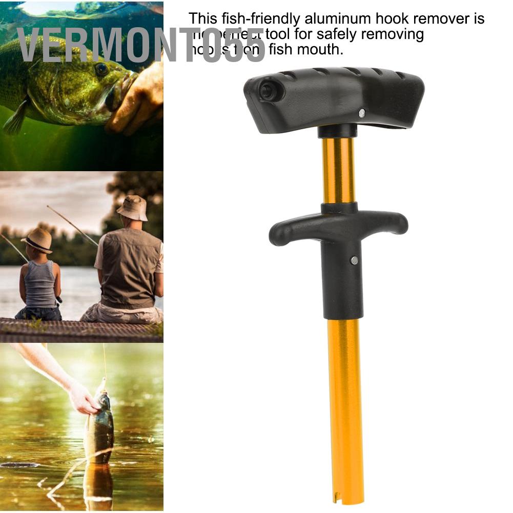 Hàng Hot Di động T ‑ Shape Hook Loại bỏ Công cụ Máy tách lưỡi Lưỡi câu Máy vắt nước Phụ kiện câu cá biển Hàng giao ngayVermont055