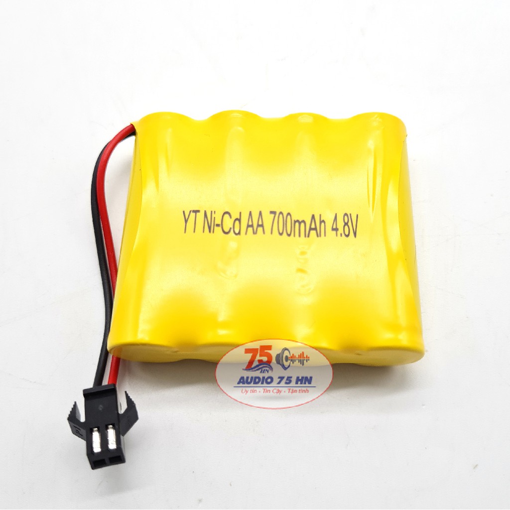 Pin sạc Ni-Cd 4.8v và 3.6v dung lượng 700mah dùng cho xe điều khiển cổng nối SM có bán kèm cáp sạc chân USB