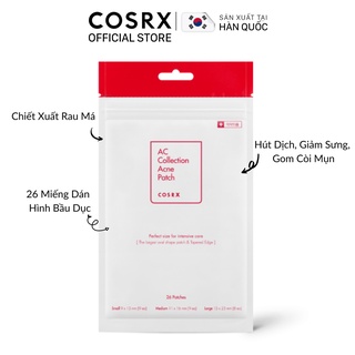 Miếng dán mụn Cosrx Acne Pimple Master Patch bảo vệ nốt mụn hấp thụ dịch