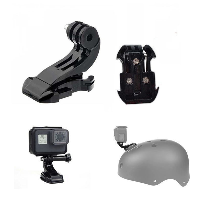 Set 2 Móc Khóa Dây Đeo Nón Bảo Hiểm Cho GoPro Hero 9 8 7 6 5 Session Xiaomi Yi 4K Sjcam