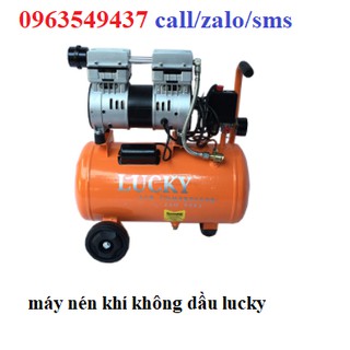Máy nén khí không dầu lucky giảm âm