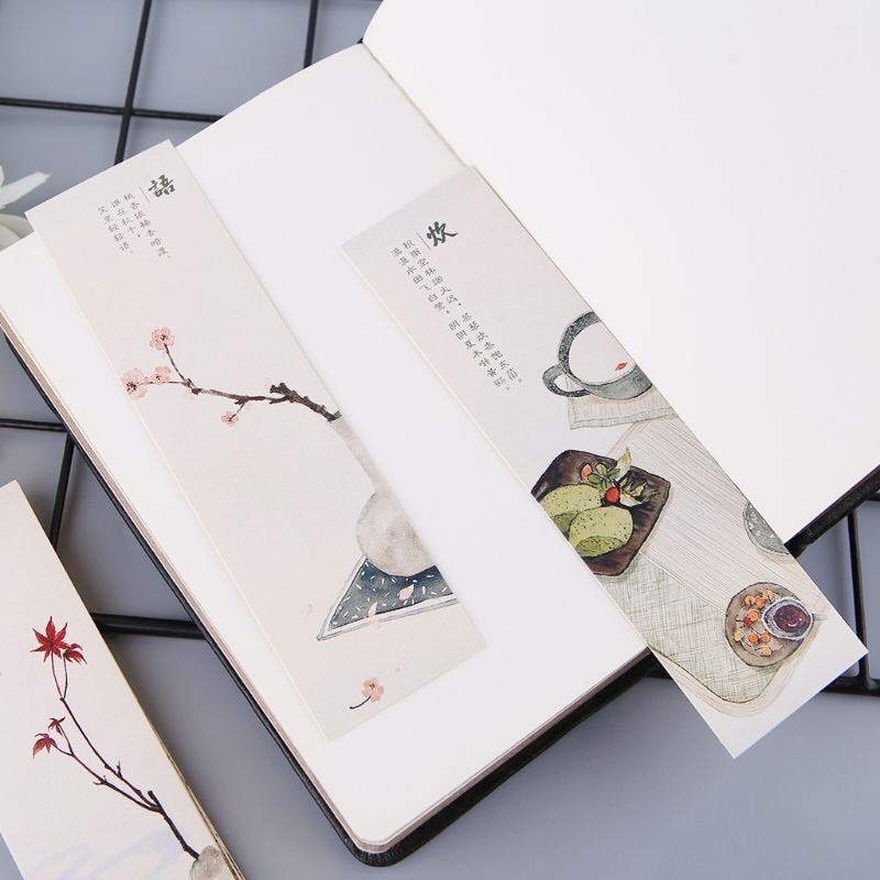 Bộ 30 thẻ bookmark nhiều mẫu đánh dấu trang, mẫu khác nhau, hình ảnh đẹp