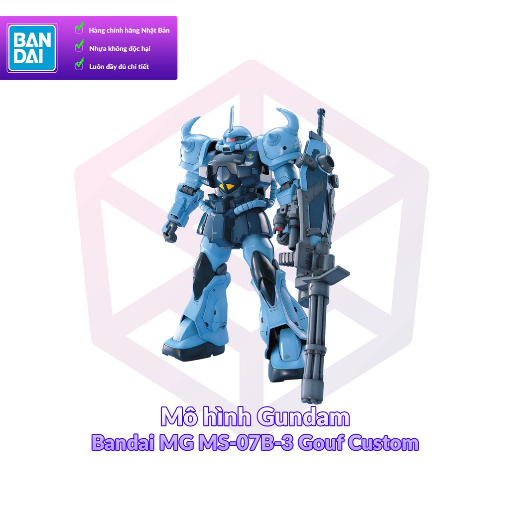 Mô hình Gundam Bandai MG MS-07B-3 Gouf Custom 1/100 The 08th MS Team