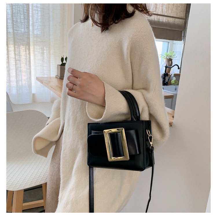 Túi đeo vai IELGY cỡ vuông nhỏ phong cách Hàn Quốc thời trang cho nữ