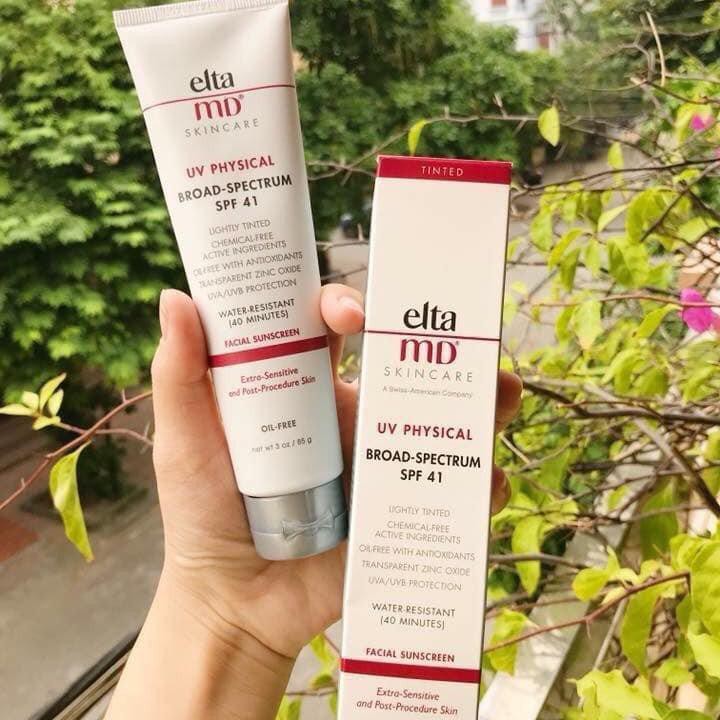 Kem chống nắng chống UV EltaMD UV Physical SPF 41 và SPF 45 90ml (Bill US)