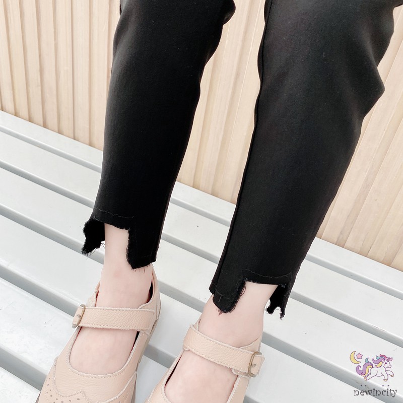 Quần legging ôm dáng co giãn eo cao thời trang mùa thu cho bé gái