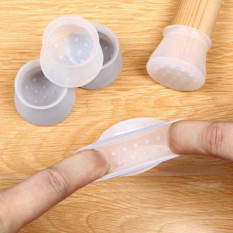 Set 4 Miếng Silicon Bọc Chân Bàn Ghế Chống Trượt