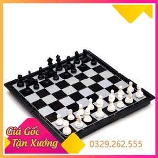 (Siêu Sale)  Bộ cờ vua bàn giấy quân nhựa giúp bé phát triển trí tuệ