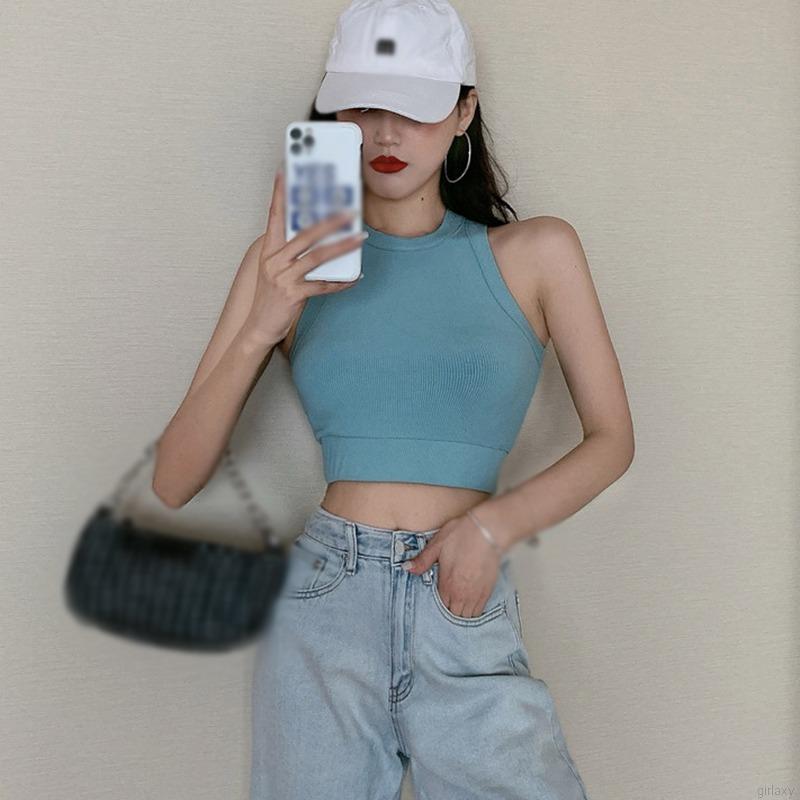 Set Chân Váy + Áo Thun Không Tay Thời Trang Quyến Rũ Dành Cho Nữ