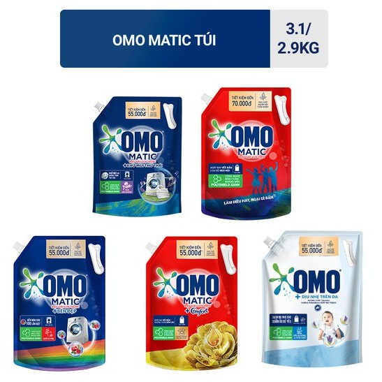 Nước giặt Omo tinh dầu thơm 2.9kg