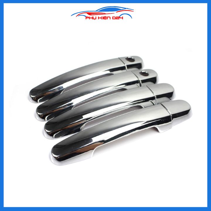 Ốp tay hõm mạ crom Vios 2008-2009-2010-2011-2012-2013 sáng bóng chống trầy bảo vệ cửa xe ô tô