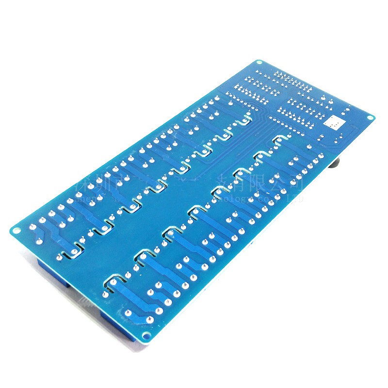 1 Mô Đun Rơ Le DC 5V 12V 16 Kênh Kèm Bộ Nguồn LM2576 Tự Lắp Ráp arduino